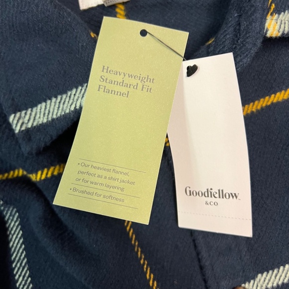 Goodfellow Men’s Long Sleeve Heavyweight Standard Fit Flannel Size - Picture 11 of 13